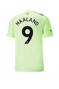 Fotbalové Dres Manchester City Erling Haaland #9 Třetí Oblečení 2022-23 Krátký Rukáv